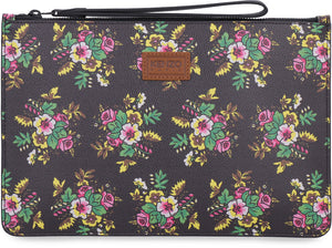 Printed leather clutch-1